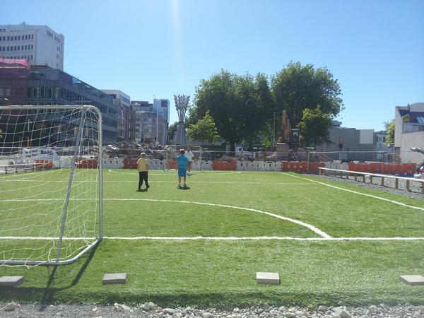 The Inner City Football Pitch in Action